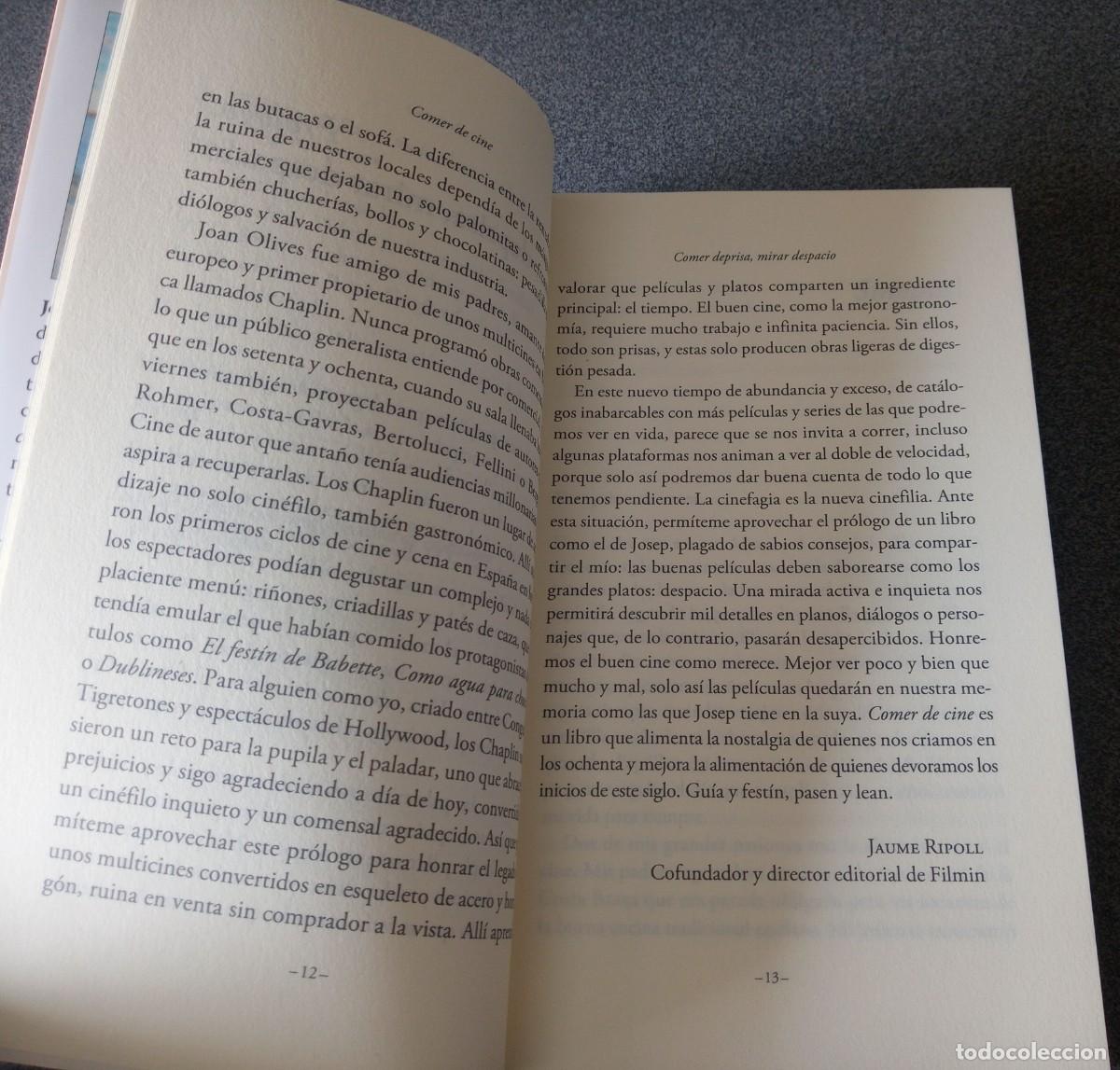 Libros de segunda mano: Comer De Cine Josep Pont - Foto 7