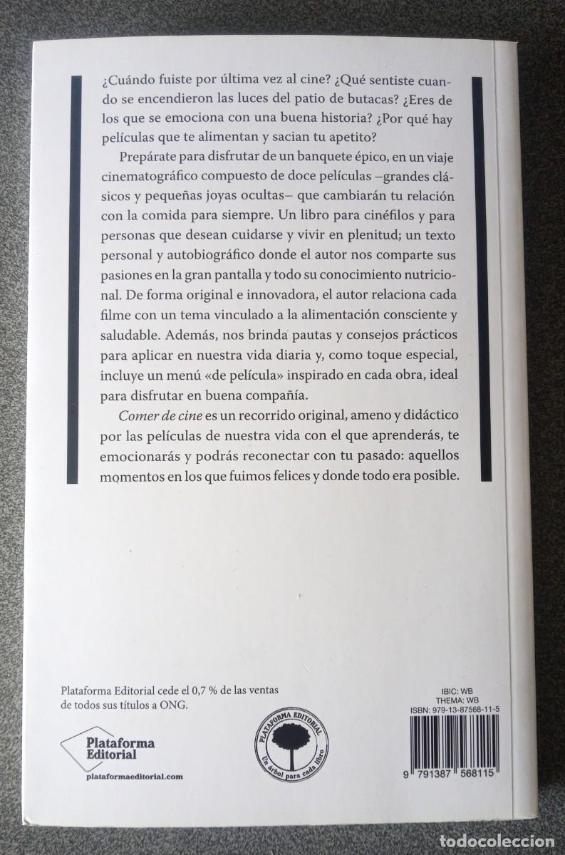 Libros de segunda mano: Comer De Cine Josep Pont - Foto 9