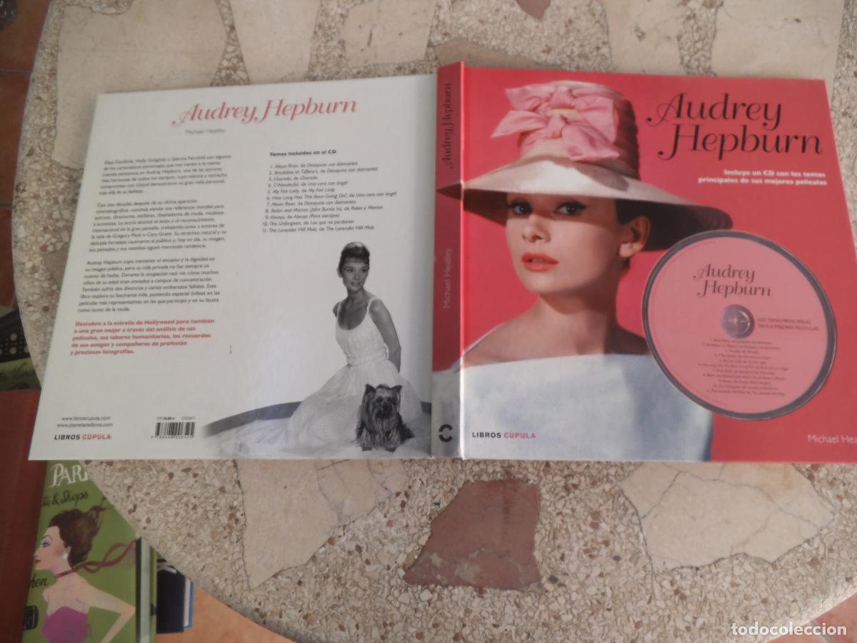 Libros de segunda mano: Audrey Hepburn, con cd, Michael Heatley, libros la c&uacute;pula, en castellano - Foto 1