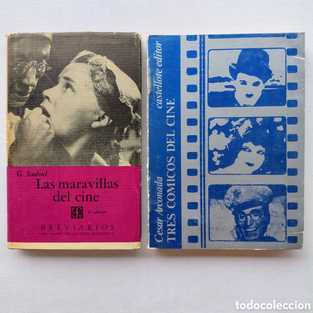 Libros de segunda mano: Lote de 2 libros de cine: Sadoul + Arconada (historia y cr&iacute;tica cinematogr&aacute;fica)