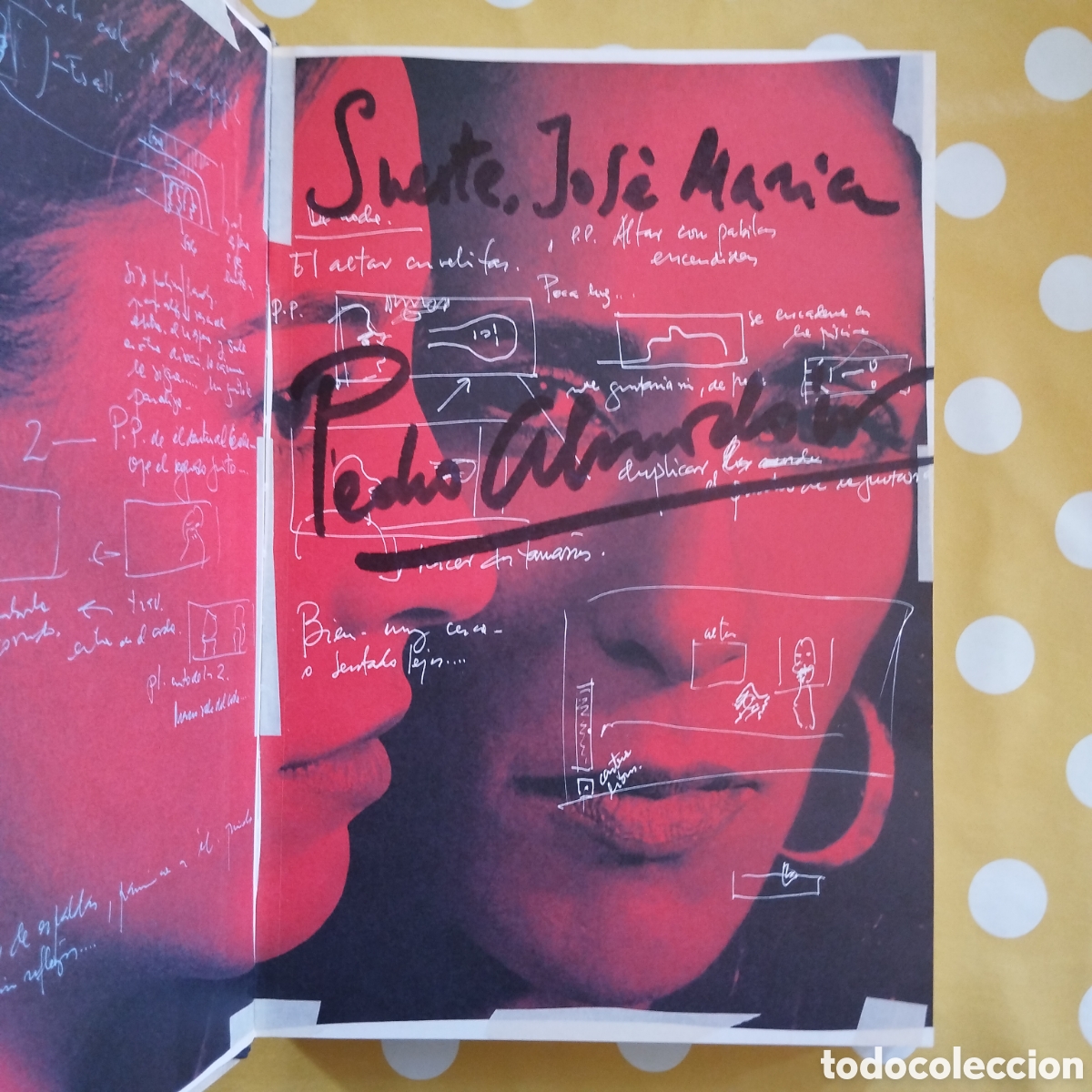 Libros de segunda mano: PEDRO ALMOD&Oacute;VAR HABLE CON ELLA EL GUI&Oacute;N DEDICATORIA AUTOGRAFA OCHO Y MEDIO