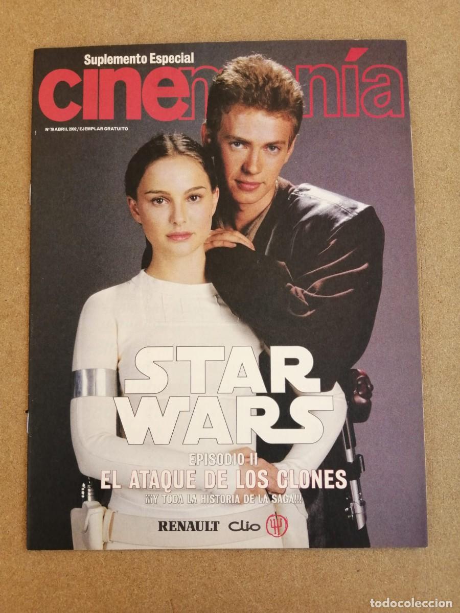 Libros de segunda mano: CINEMANIA. STAR WARS EPISODIO II EL ATAQUE DE LOS CLONES... Y TODA LA HISTORIA DE LA SAGA