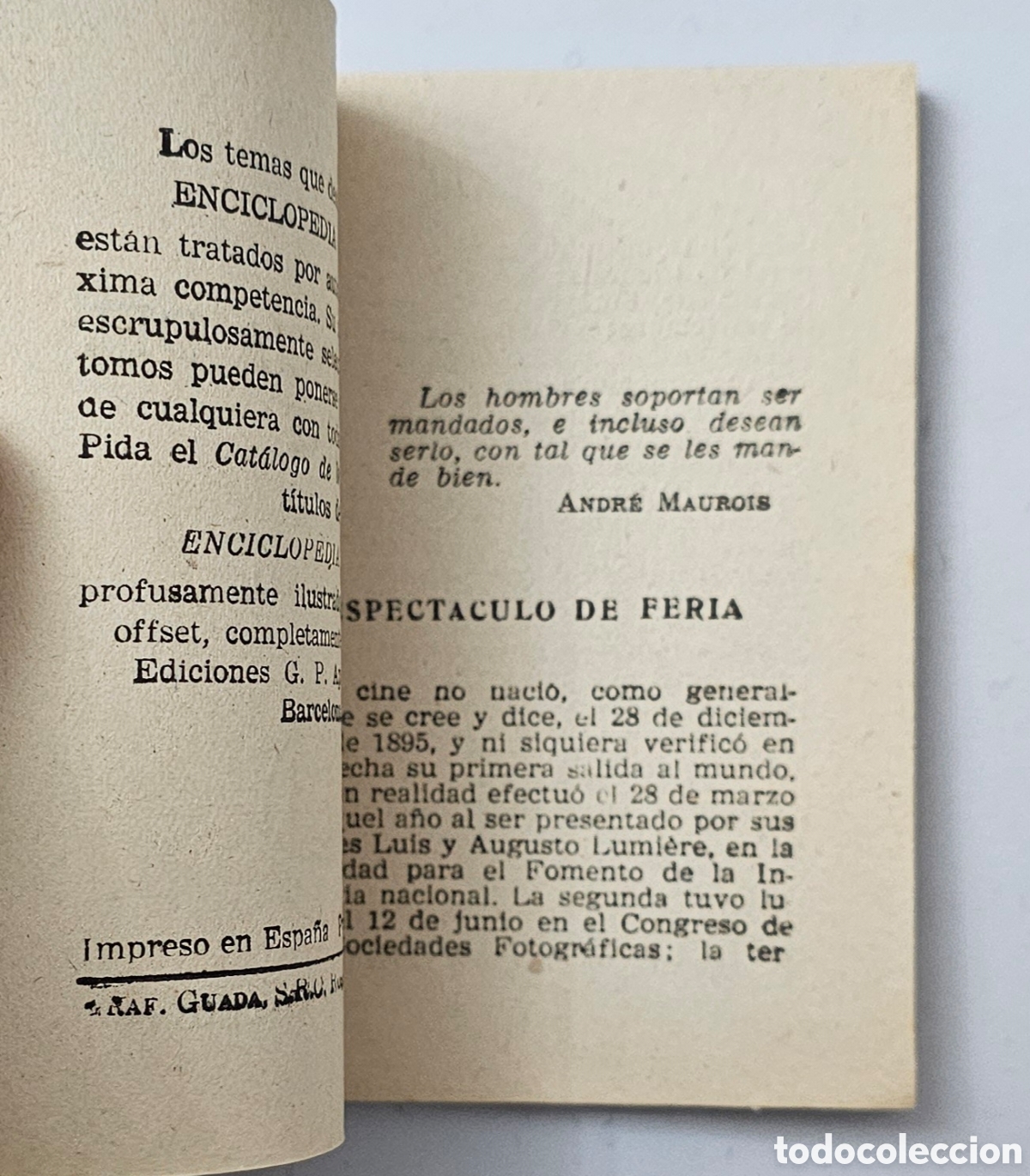 Libros de segunda mano: MINI LIBRO INFANCIA DEL CINE (Espa&ntilde;a - La Pulga - 1950s) - Foto 6
