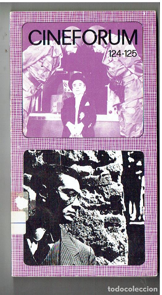 Libros de segunda mano: CINEFORUM. N&ordm; 124-125. RIVISTA MENSILE DI CULTURA CINEMATOGR&Aacute;FICA. 1973,(P/C8)