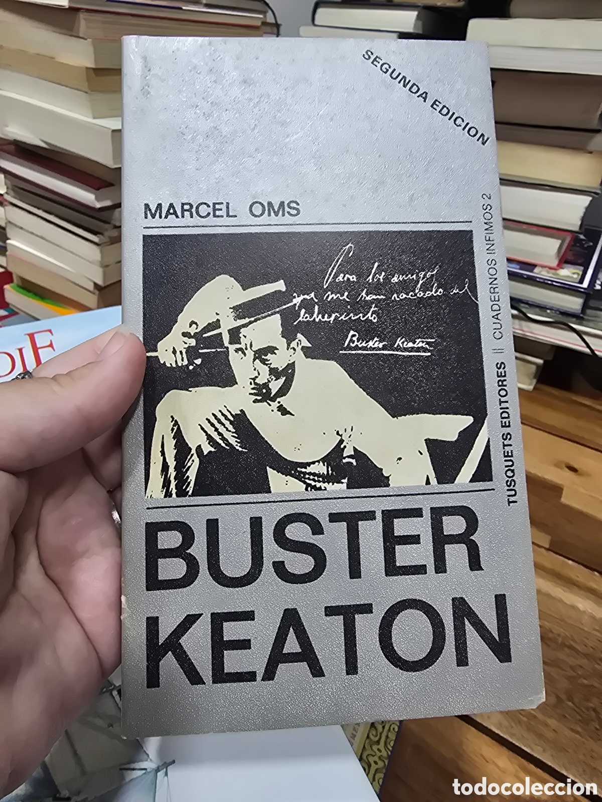 Libros de segunda mano: BUSTER KEATON Marcel Oms TUSQUETS 1982 ARTE CINE BIOGRAFIA