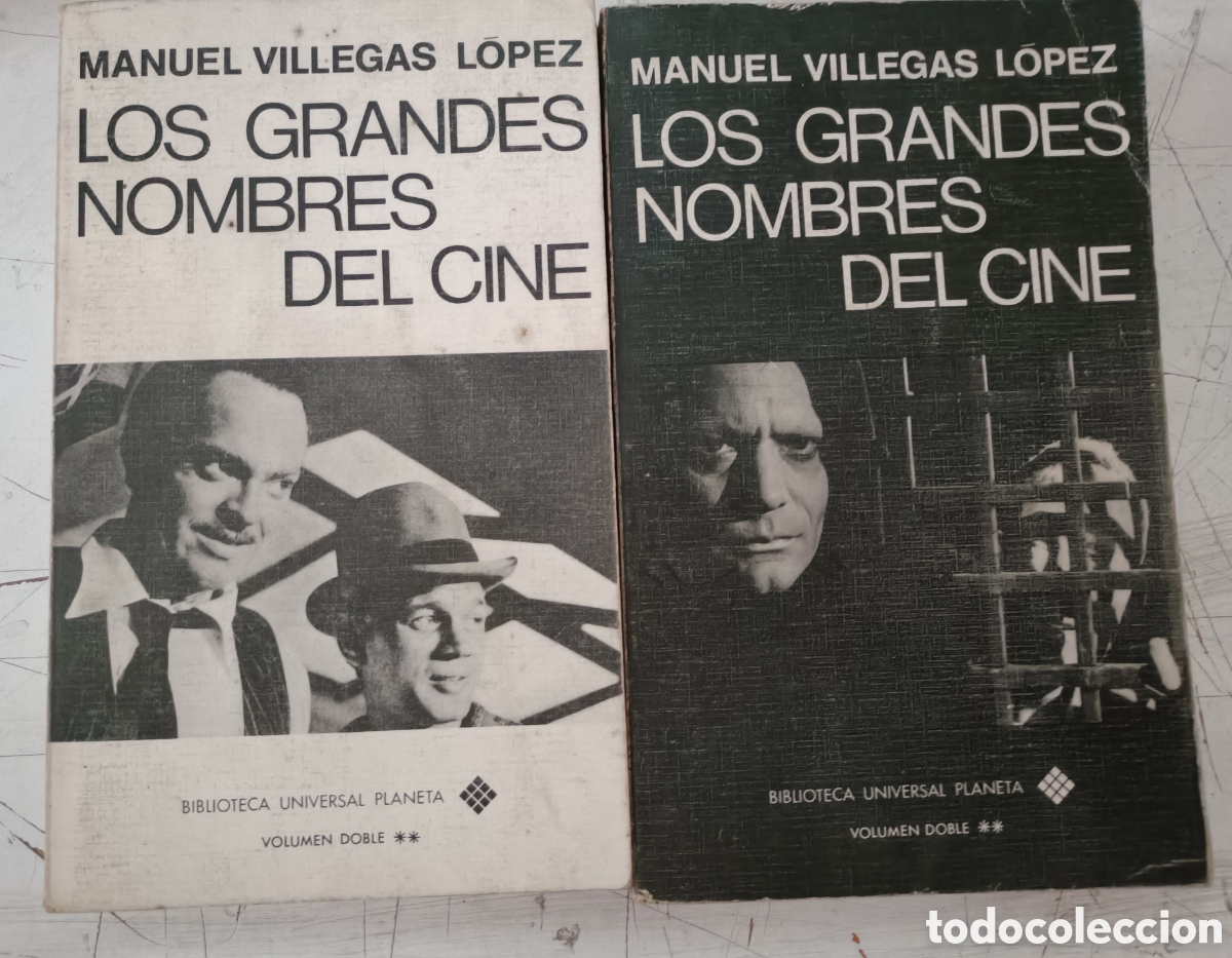 Libros de segunda mano: Dos libros. Los grandes nombres del cine. Manuel Villegas L&oacute;pez