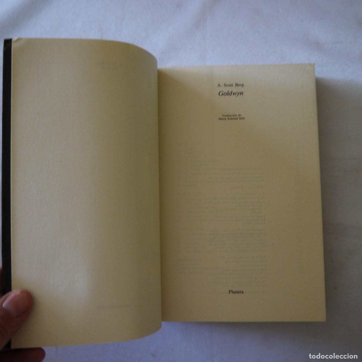 Libros de segunda mano: GOLDWYN - A. SCOTT BERG - PLANETA - 1990 - Foto 4