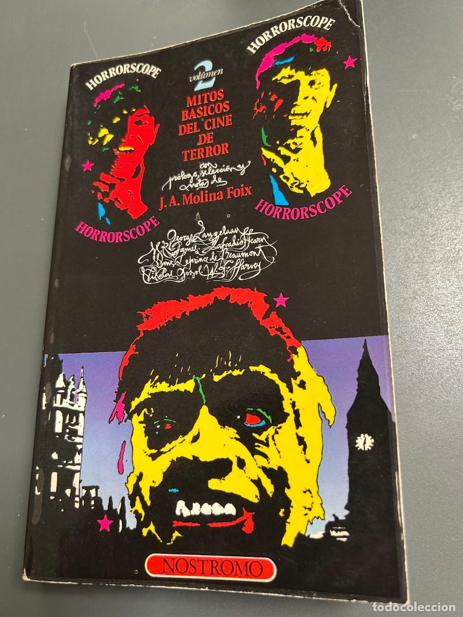 Libros de segunda mano: MITOS B&Aacute;SICOS DEL CINE DE TERROR. VOL. 2. J. A. MOLINA FOIX. - Foto 1