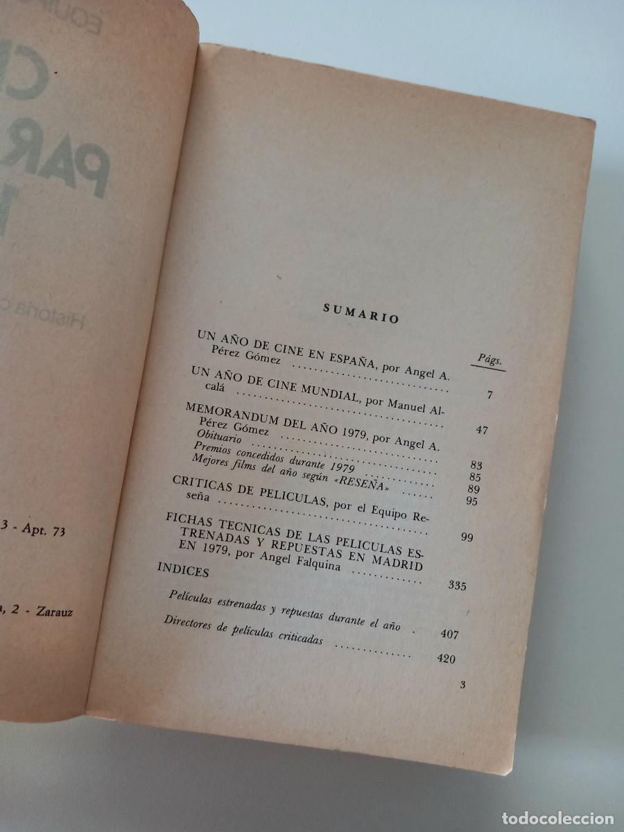 Libros de segunda mano: Cine para leer. 1979 - Equipo &rdquo;Rese&ntilde;a&rdquo; - Foto 4