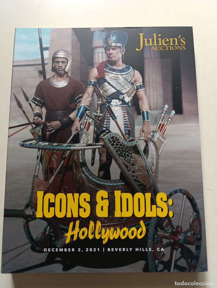 Libros de segunda mano: Libro Cat&aacute;logo ICONS & IDOLS Hollywood 2021 Marilyn Monroe Cher Bettie Page Liz Taylor Jane Fonda