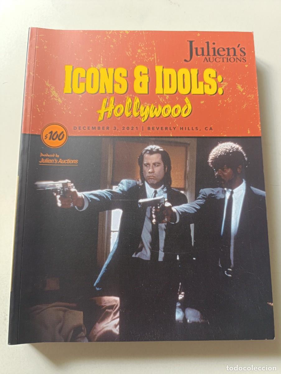 Libros de segunda mano: Libro Cat&aacute;logo ICONS & IDOLS Hollywood 2021 Tim Burton