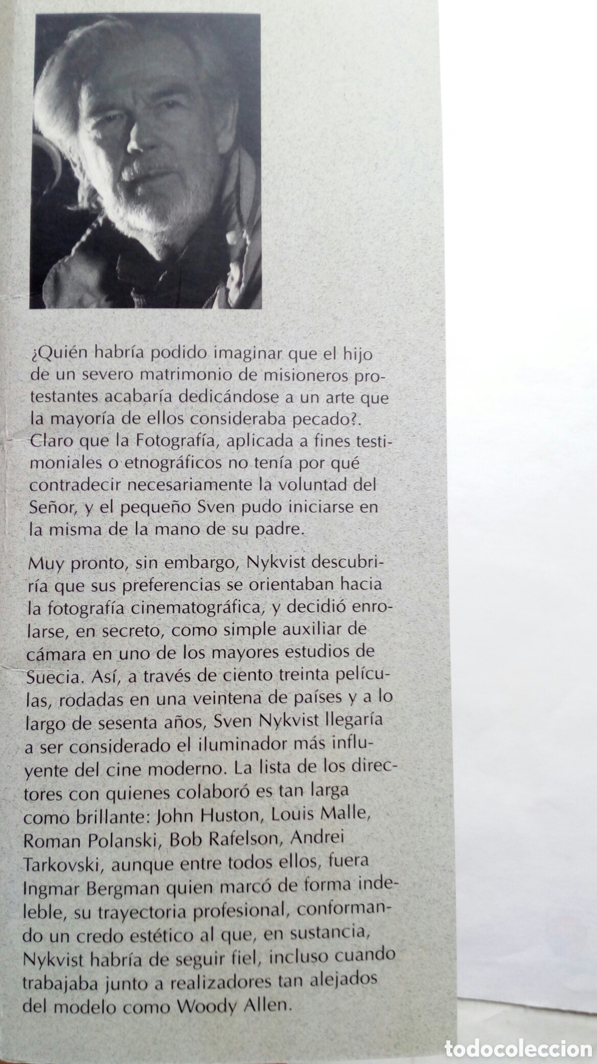 Libros de segunda mano: Culto a la luz. Sven Nykvist. - Foto 3