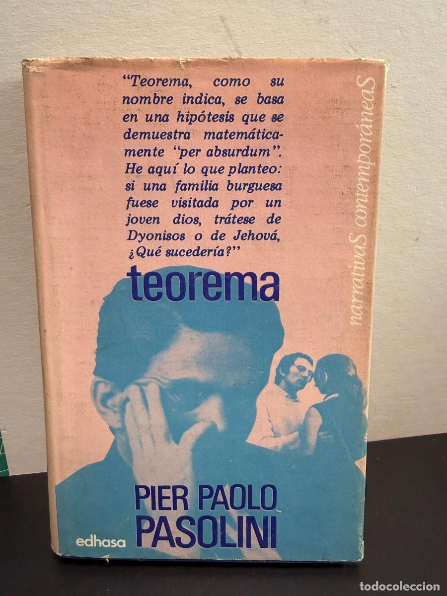 Libros de segunda mano: Pier Paolo Pasolini - Teorema