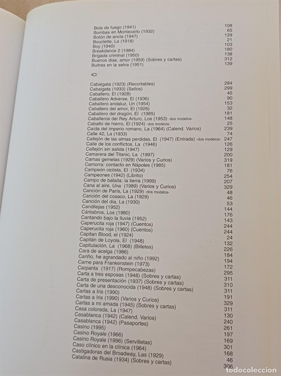 Libros de segunda mano: PROGRAMAS TROQUELADOS ESPA&Ntilde;OLES DE CINE 1913-2000 - Foto 22