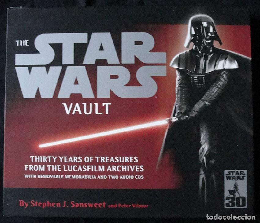 Libros de segunda mano: THE STAR WARS VAULT - 30 A&Ntilde;OS DE ARCHIVOS DE LUCASFILM - INCLUYE 2 CD - EN INGLES -
