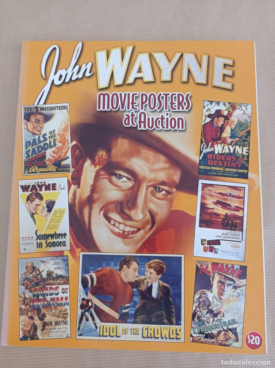 Libros de segunda mano: LIBRO JOHN WYNE MOVIE POSTERS AT AUCTION - LIBRO CARTELES PEL&Iacute;CULAS