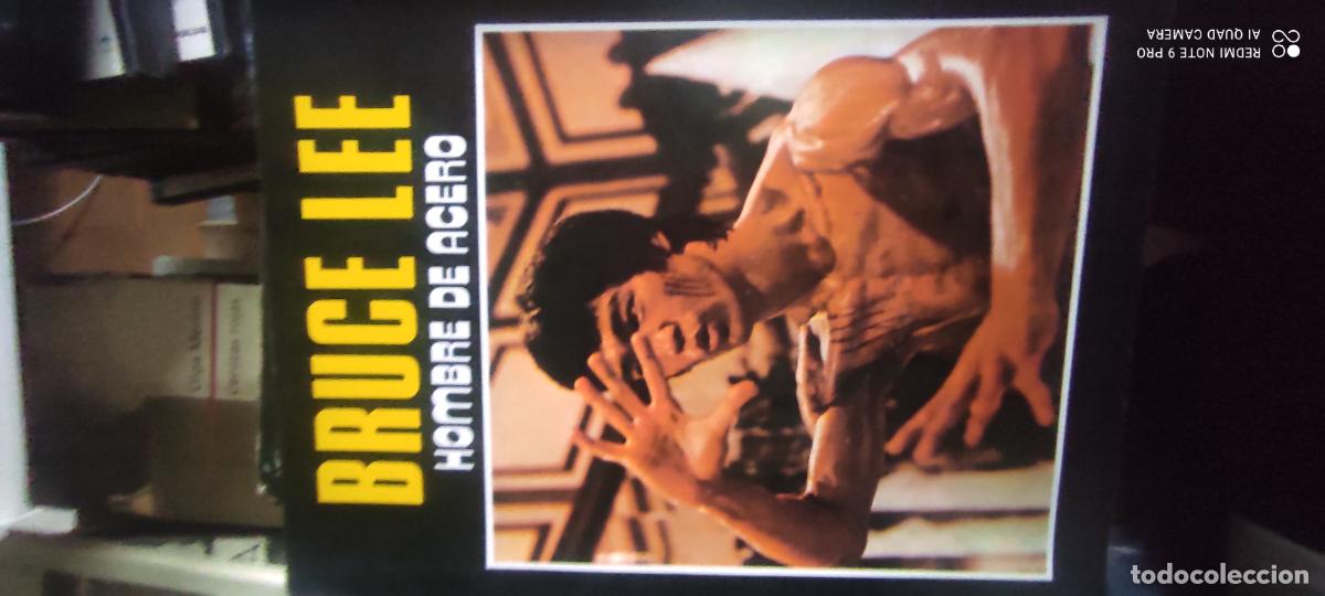 Libros de segunda mano: BRUCE LEE 1988 LIBRO FOTOGRAFICO HOMBRE DE ACERO ARTES MARCIALES PORTADA DE OPERACION DRAGON