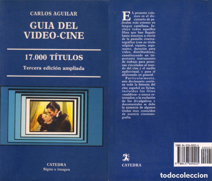 Libros de segunda mano: GUIA DEL VIDEO - CINE - EDICIONES CATEDRA, S. A.