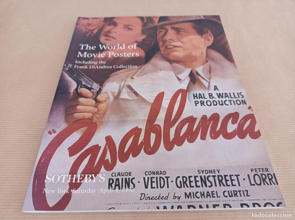Libros de segunda mano: THE WORLD OF MOVIE POSTERS AUCTION APRIL 1998 SOTHEBY&acute;S - LIBRO DE CARTELES DE PEL&Iacute;CULAS