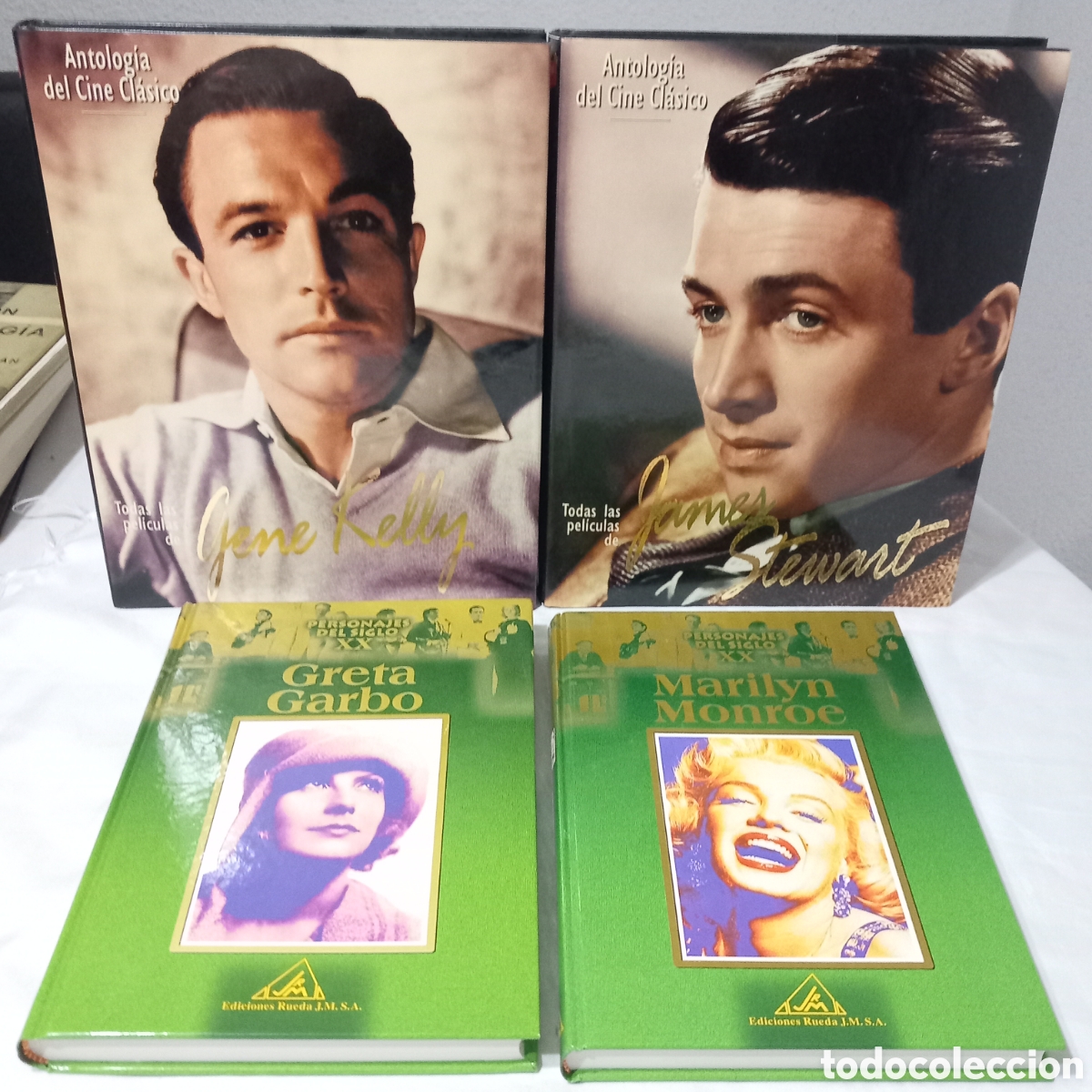 Livres d'occasion: MARILYN MONROE+GRETA GARBO+GENE KELLY+JAMES STEWART(ANTOLOGIA DEL CINE CLASICOy BIOGRAFIA)
