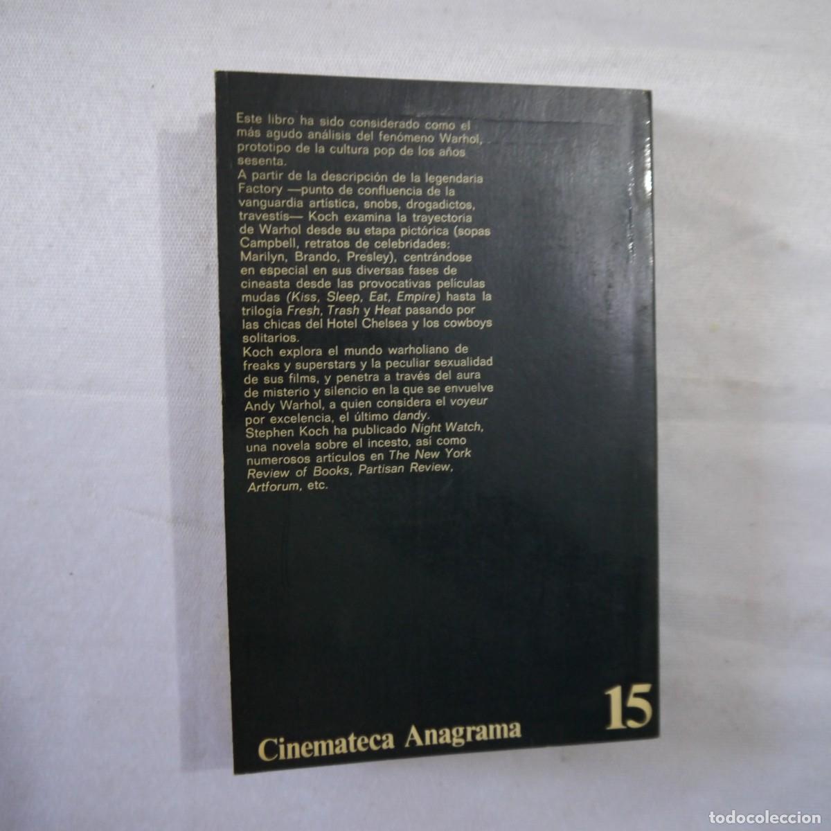 Libros de segunda mano: ANDY WARHOL SUPERSTAR - STEPHEN KOCH - ANAGRAMA - 1976 - Foto 14