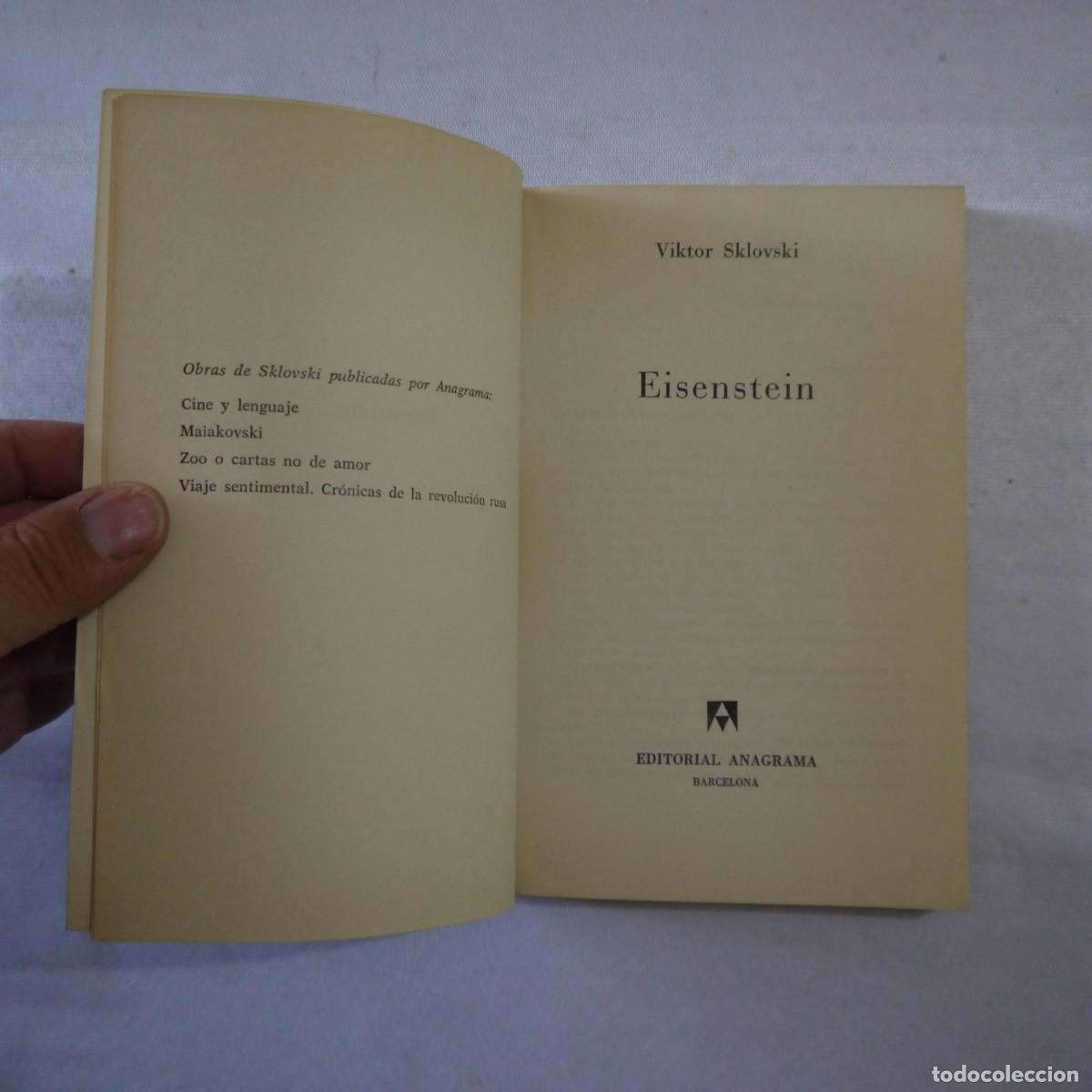 Libros de segunda mano: EISENSTEIN - VIKTOR SKLOVSKI - ANAGRAMA - 1973 - Foto 4