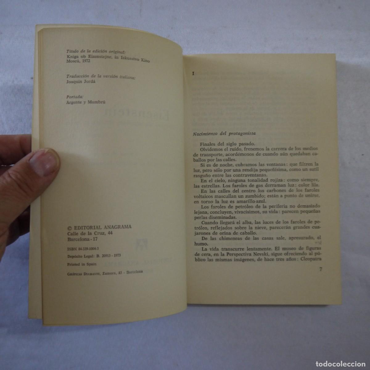 Libros de segunda mano: EISENSTEIN - VIKTOR SKLOVSKI - ANAGRAMA - 1973 - Foto 5