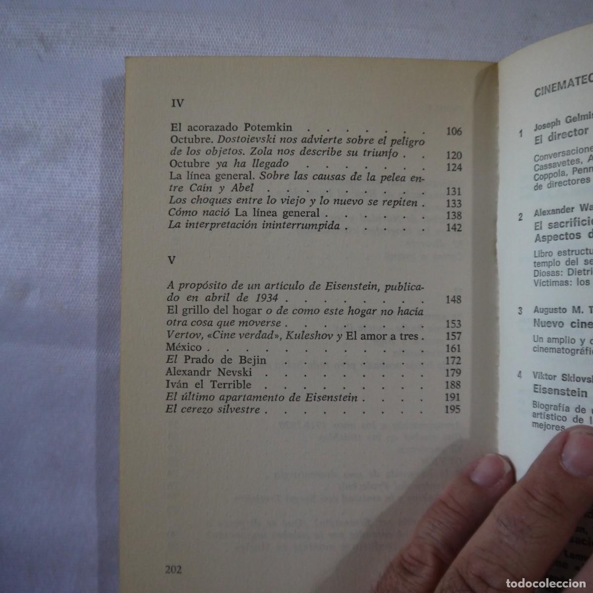 Libros de segunda mano: EISENSTEIN - VIKTOR SKLOVSKI - ANAGRAMA - 1973 - Foto 10