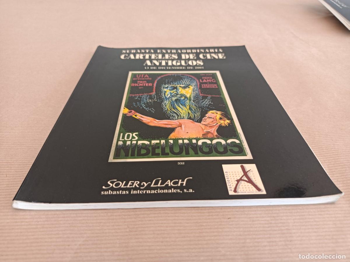 Libros de segunda mano: SUBASTA EXTRAORDINARIA SUBASTA CARTELES DE CINE ANTIGUOS 2001 SOLER Y LLACH
