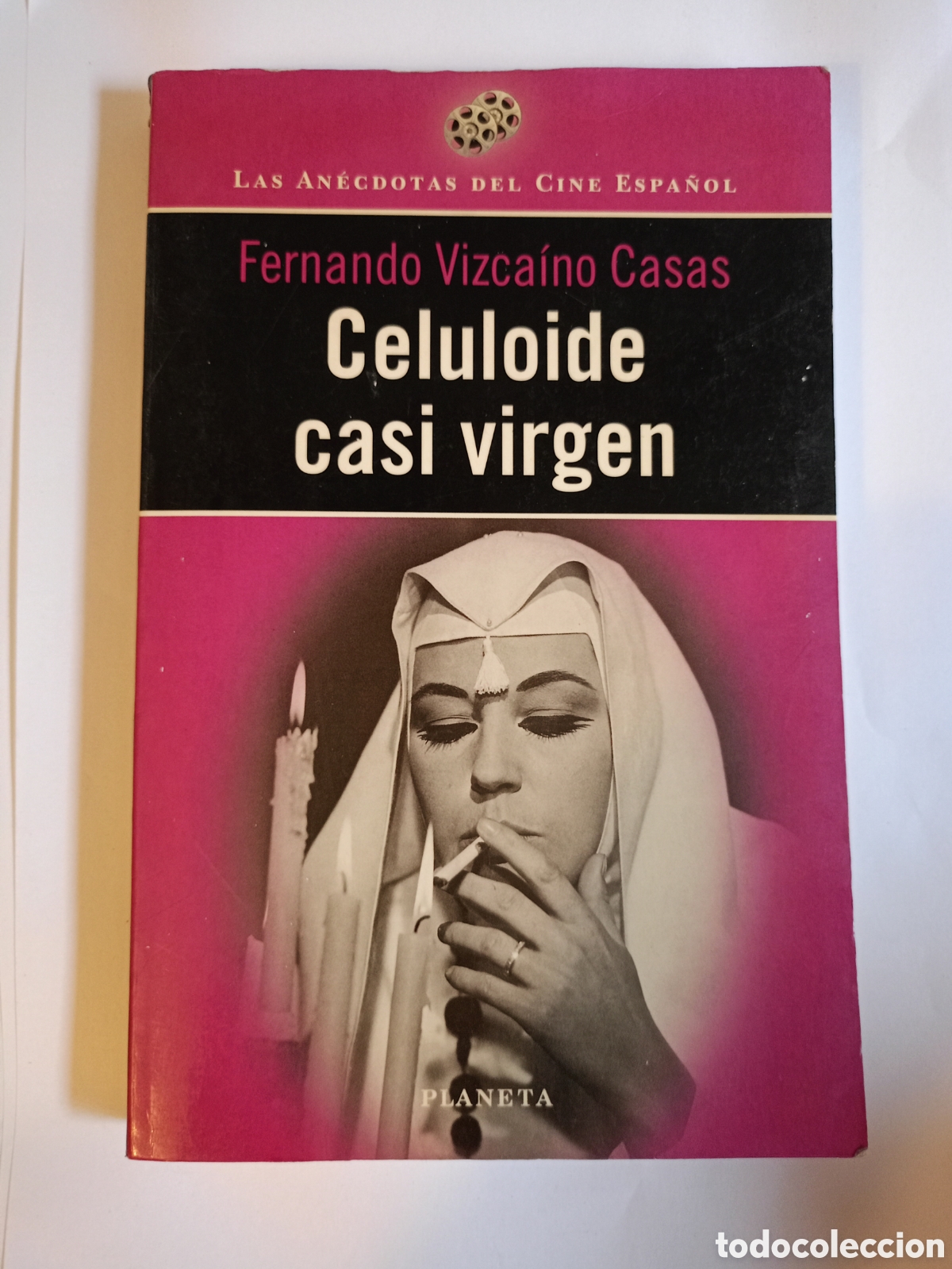 Libros de segunda mano: Celuloide casi virgen (1998) de Fernando Vizca&iacute;no Casas, ed. Planeta, Las an&eacute;cdotas del cine espa&ntilde;ol