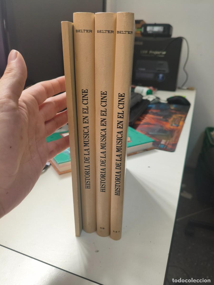 Libros de segunda mano: HISTORIA DE LA MUSICA EN EL CINE. 3 TOMOS. BELTER 1982 + ALBUM