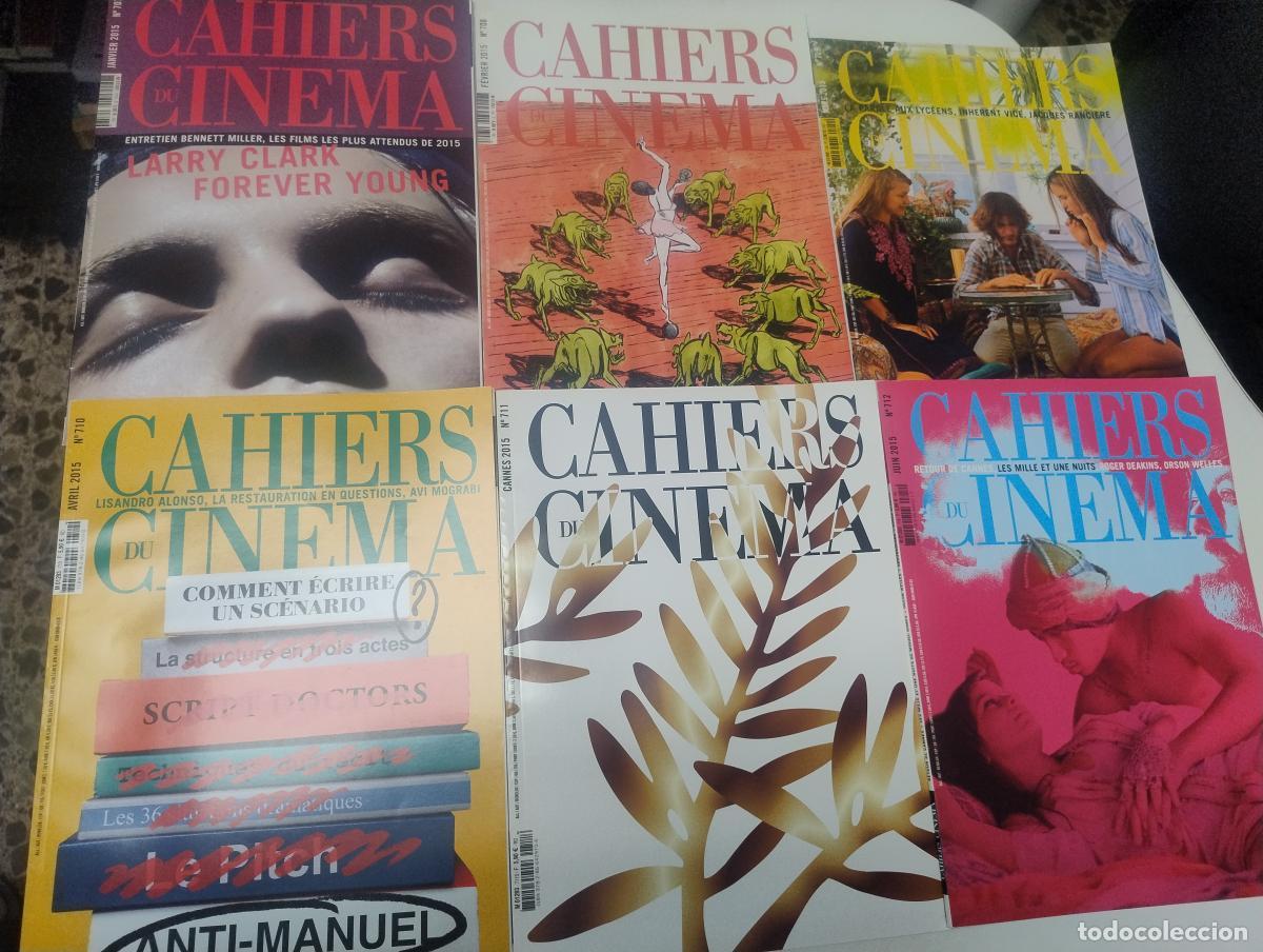 Libros de segunda mano: Lote 11 revistas Cahiers du Cin&eacute;ma. A&ntilde;o 2015 completo. -