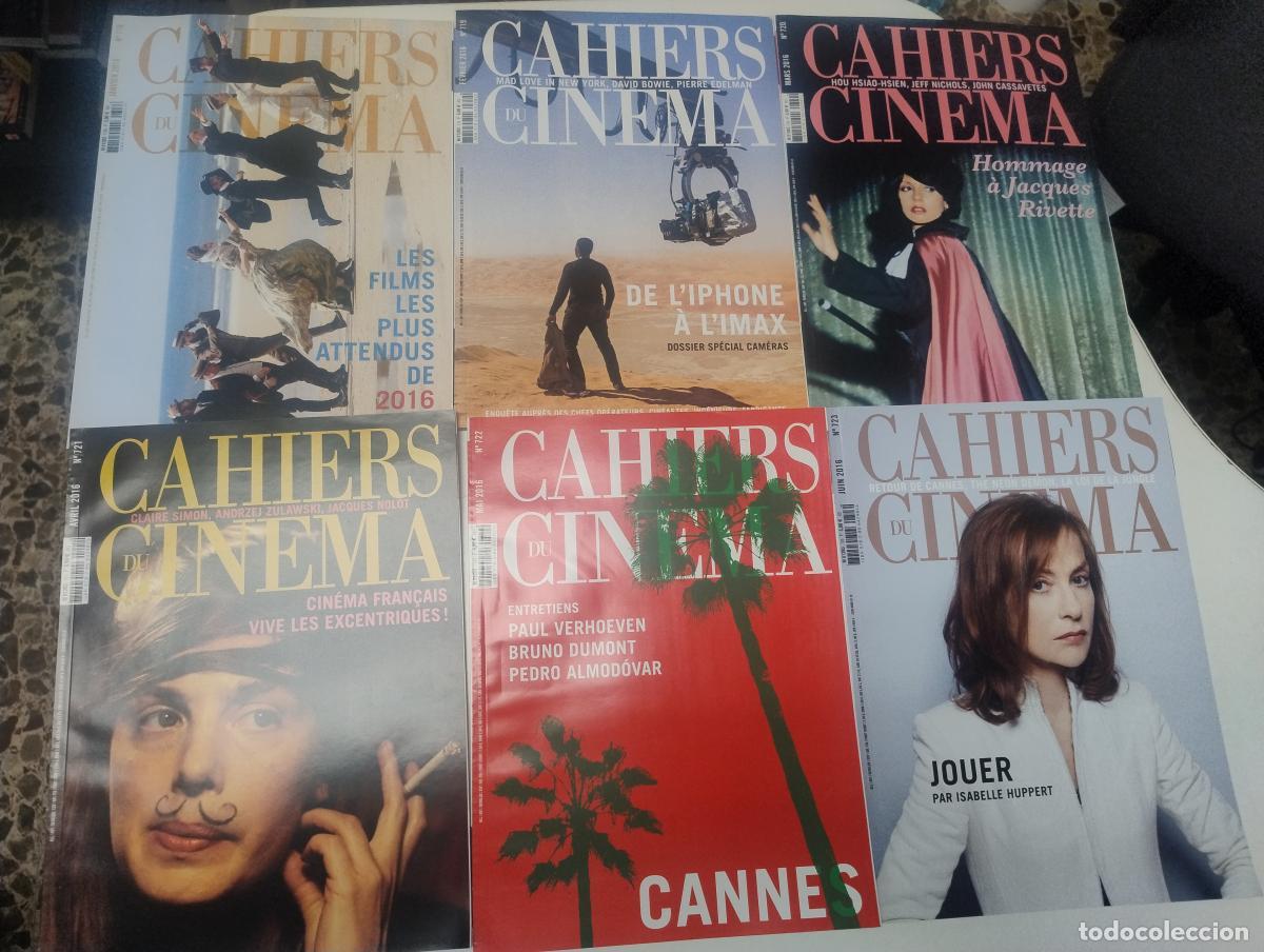 Libros de segunda mano: Lote 11 revistas Cahiers du Cin&eacute;ma. A&ntilde;o 2016 completo. -