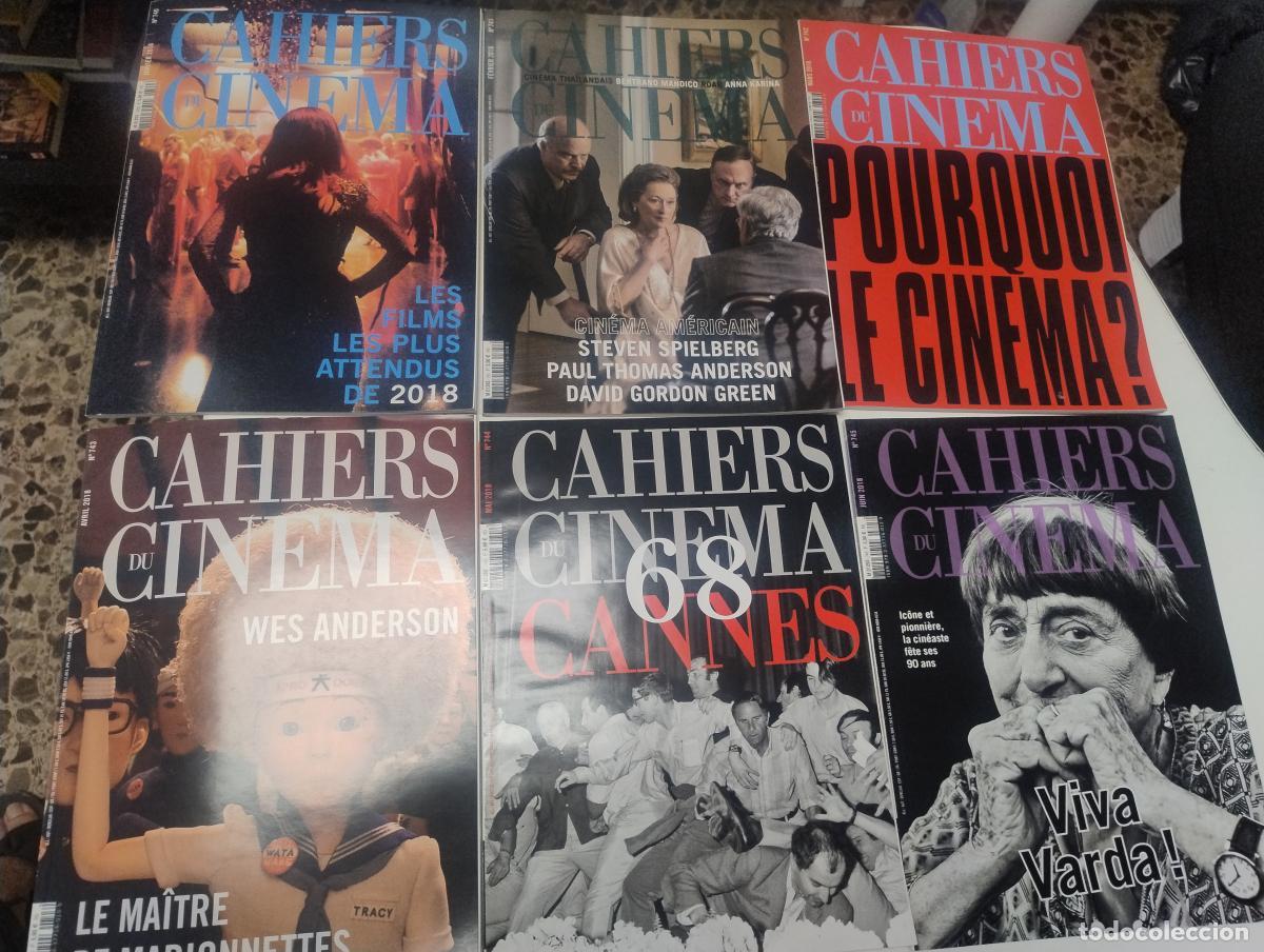 Libros de segunda mano: Lote 11 revistas Cahiers du Cin&eacute;ma. A&ntilde;o 2018 completo. -