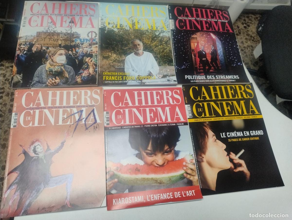 Libros de segunda mano: Lote 11 revistas Cahiers du Cin&eacute;ma. A&ntilde;o 2021 completo -