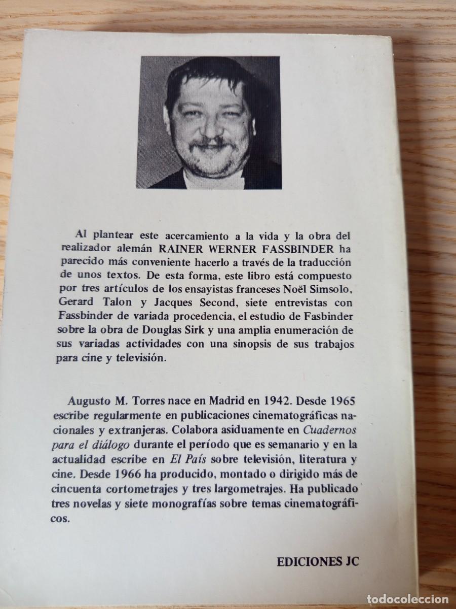 Libros de segunda mano: Rainer Werner Fasbinder. - Foto 2