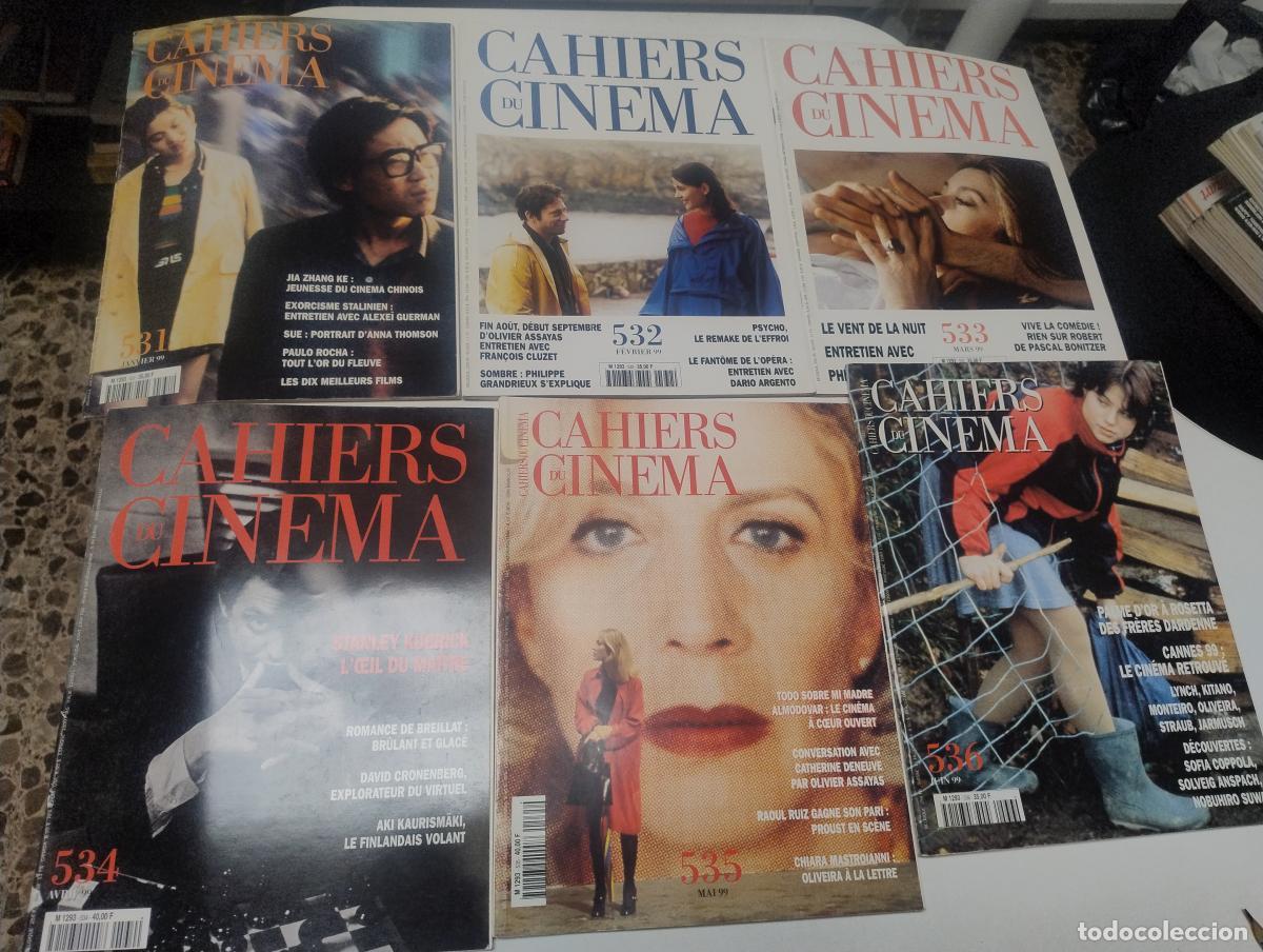 Libros de segunda mano: Lote 11 revistas Cahiers du Cin&eacute;ma. A&ntilde;o 1999 completo -