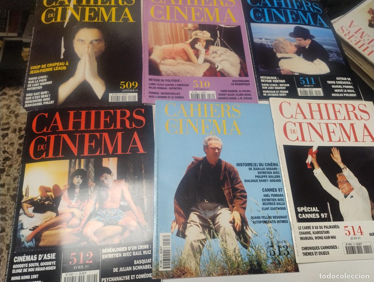 Libros de segunda mano: Lote 11 revistas Cahiers du Cin&eacute;ma. A&ntilde;o 1997 completo -
