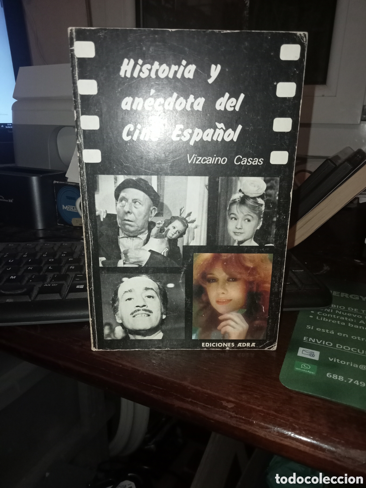 Libros de segunda mano: Vizca&iacute;no Casas. Historia y an&eacute;cdota del cine espa&ntilde;ol 1976