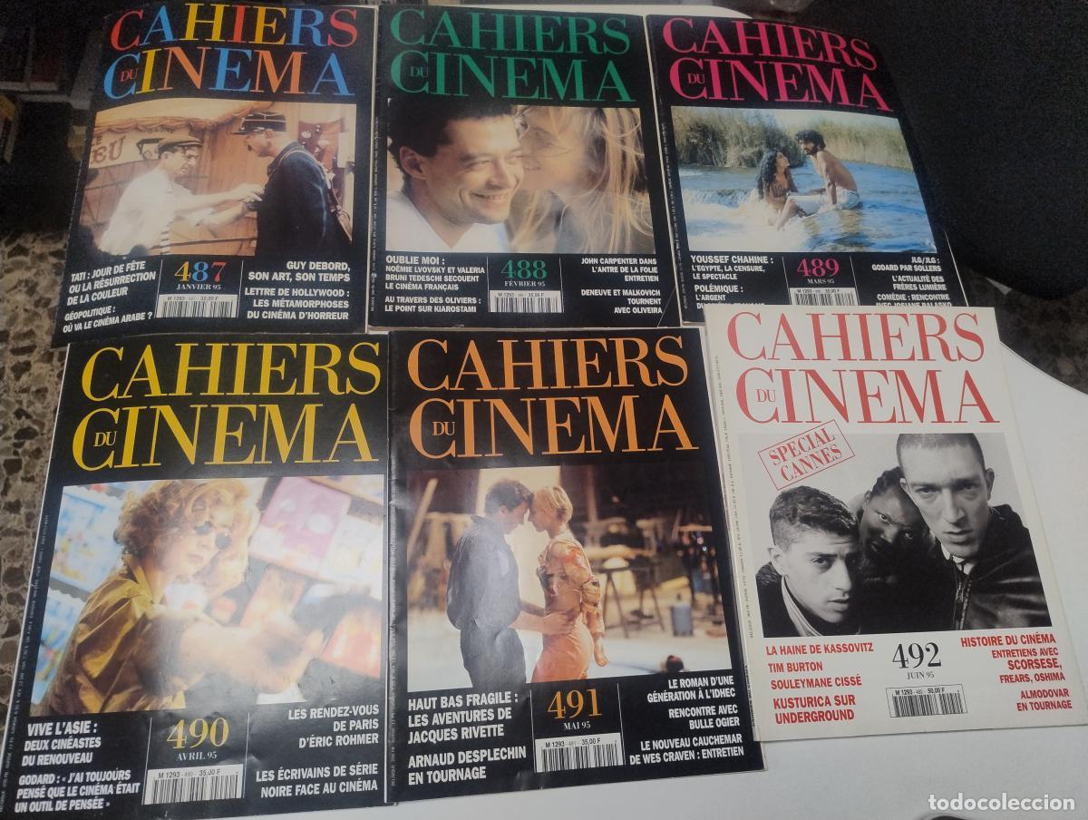 Libros de segunda mano: Lote 11 revistas Cahiers du Cin&eacute;ma. A&ntilde;o 1995 completo -