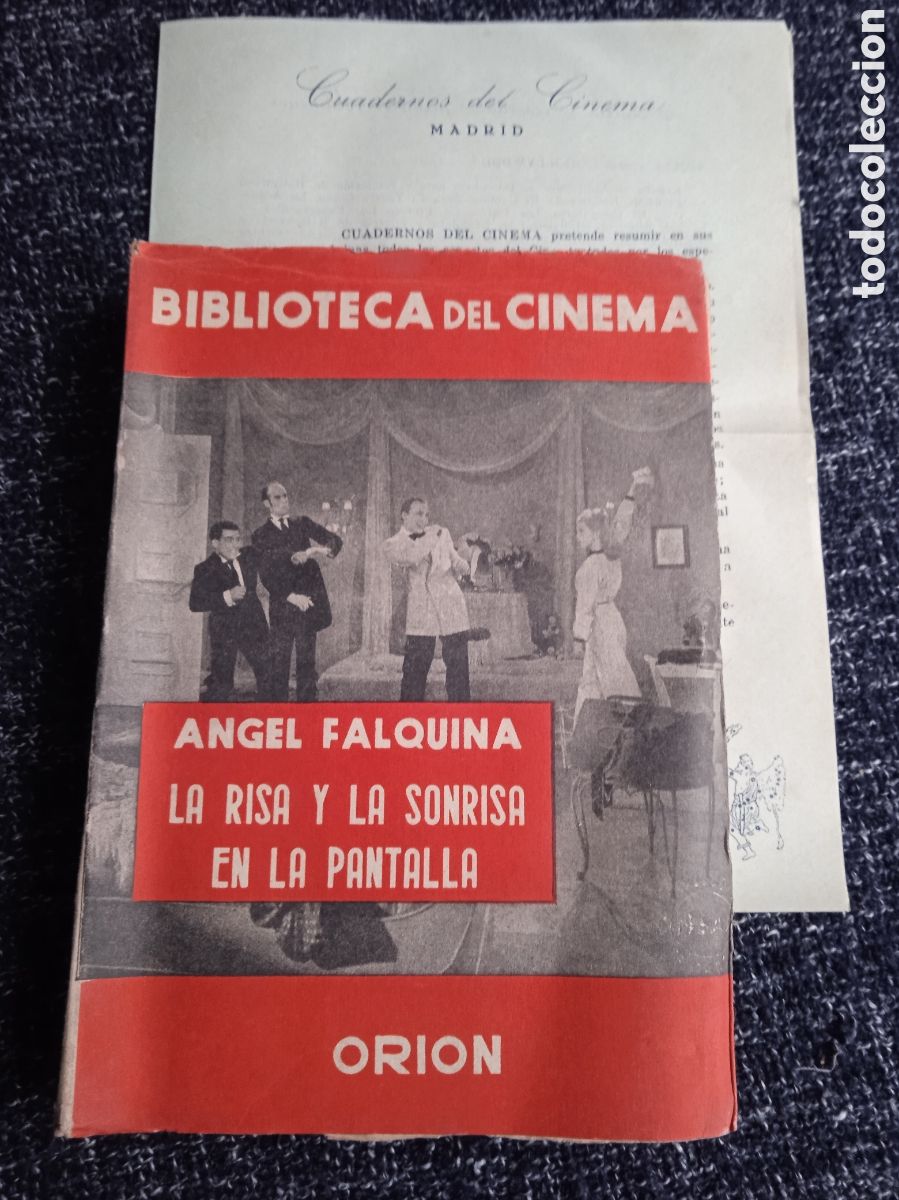 Libros de segunda mano: LA RISA Y LA SONRISA EN LA PANTALLA. / ANGEL FALQUINA. - BIBLIOTECA DEL CINEMA