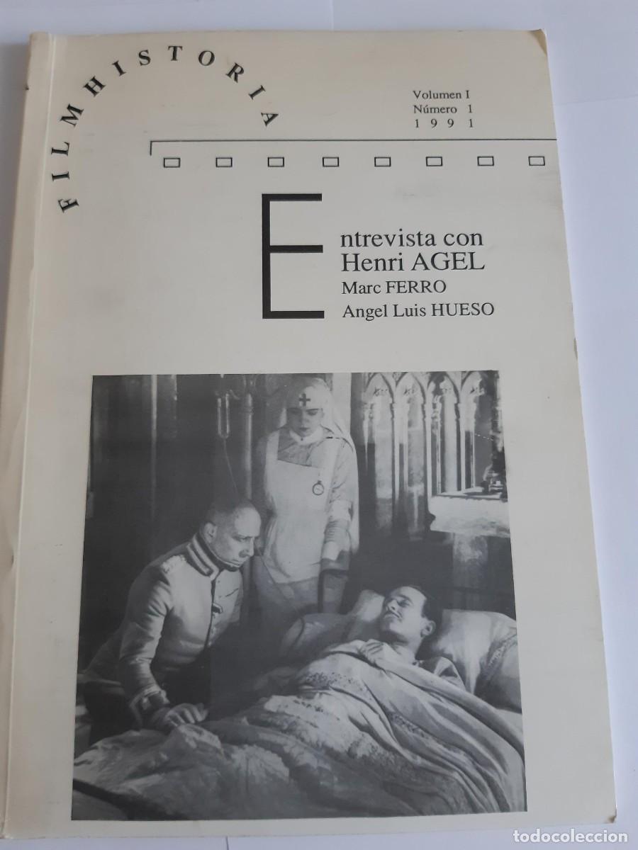 Libros de segunda mano: ENTREVISTA CON HENRI AGEL MARC FERRO ANGEL LUIS HUESO FILM HISTORIA NUMERO 1 1991 CINE