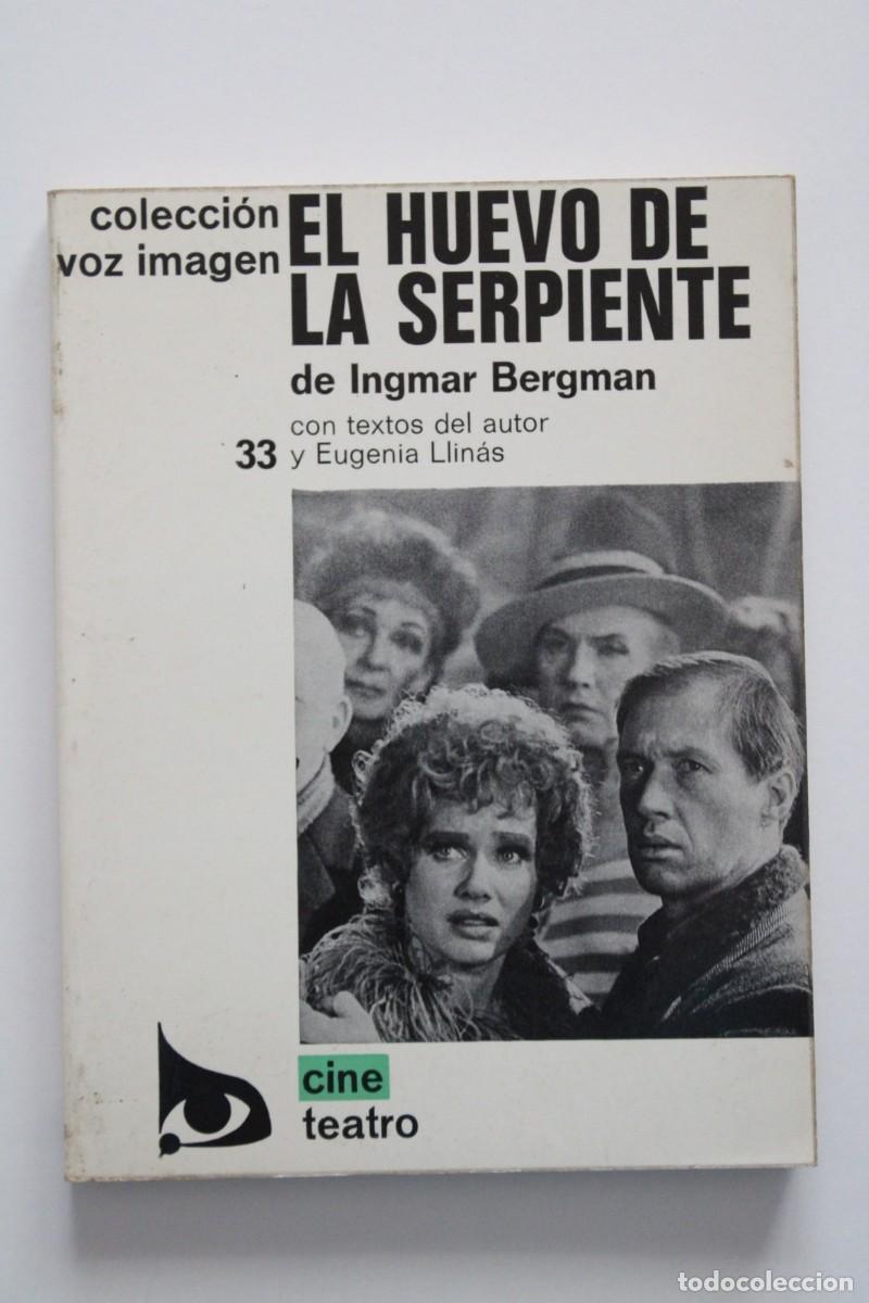 Libros de segunda mano: Ingmar Bergman. El huevo de la serpiente. Con textos del autor y Eugenia Llin&aacute;s - Aym&aacute;