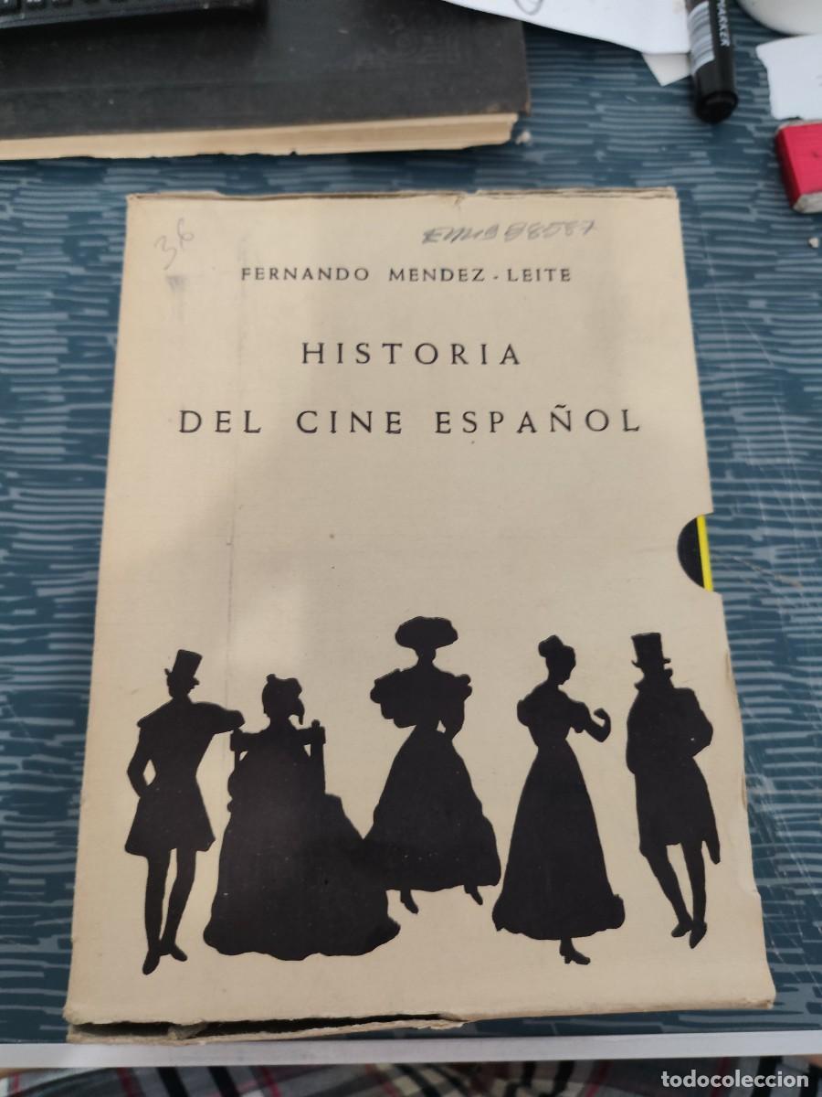 Libros de segunda mano: HISTORIA DEL CINE ESPA&Ntilde;OL, FERNANDO MENDEZ LEITE,2 T,RIALP EDITORIAL,1965,VER FOTOS.