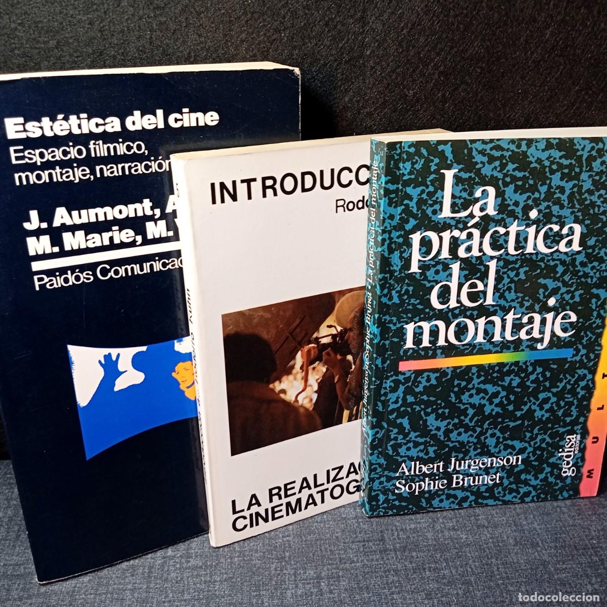 Libros de segunda mano: ⚜️ L03. Lote de 3 libros t&eacute;cnicos de cine. Teor&iacute;a, est&eacute;tica y realizaci&oacute;n cinematogr&aacute;fica. 865 g