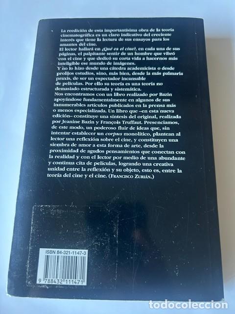 Libros de segunda mano: &iquest;Qu&eacute; es el cine? -Andr&eacute; Bazin- - Foto 2