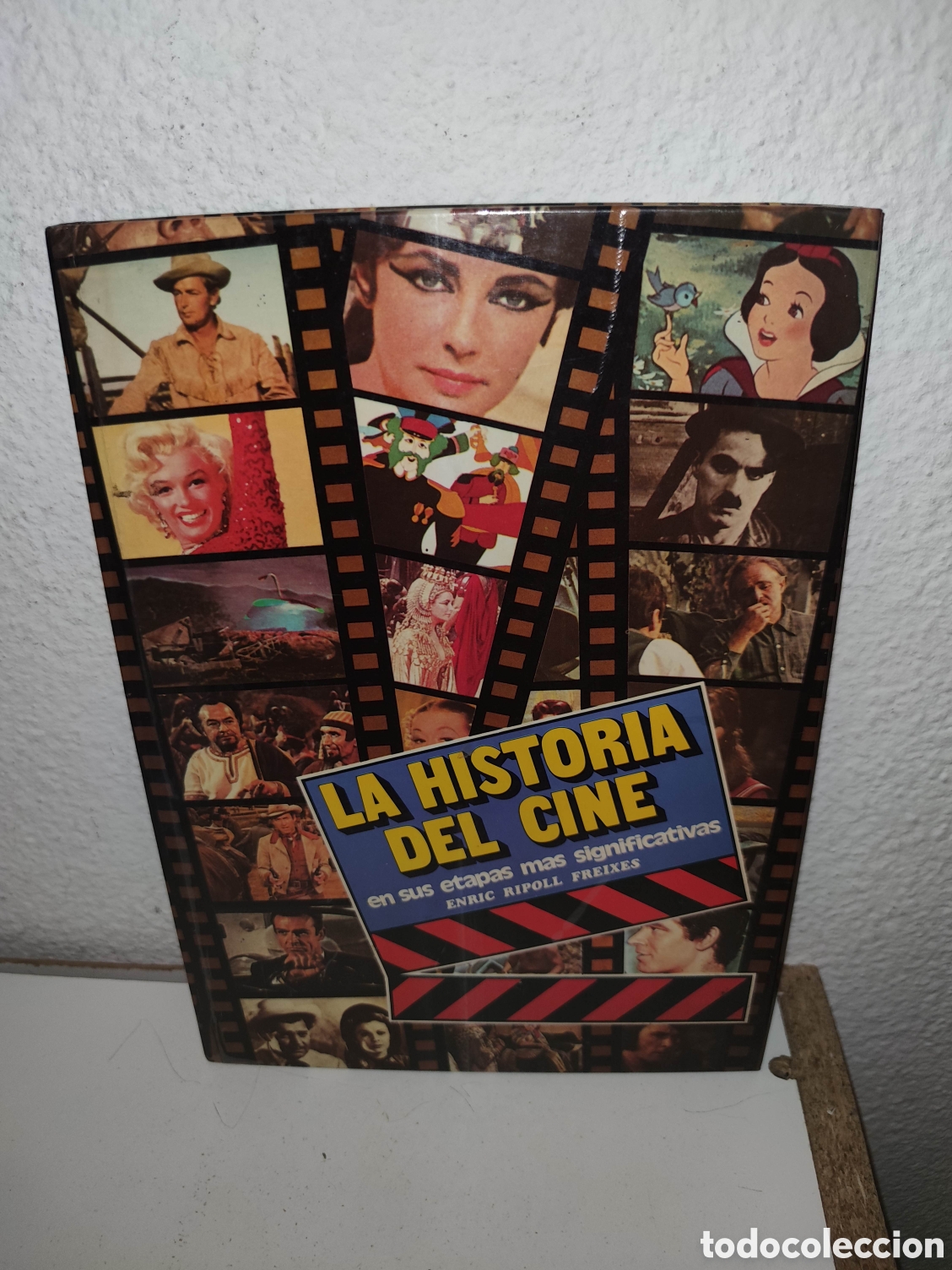 Libros de segunda mano: Libro - La historia del cine en sus etapas mas significativas - Enric Ripoll Freixes - Tapa dura