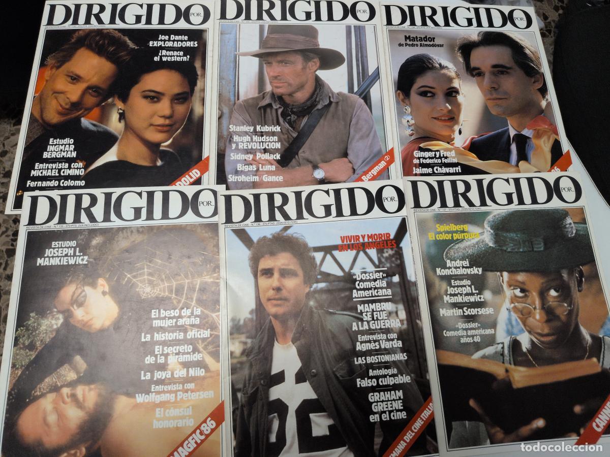 Libros de segunda mano: Lote de 11 revistas Dirigido. A&ntilde;o 1986 completo ( n&ordm; 132-142) -