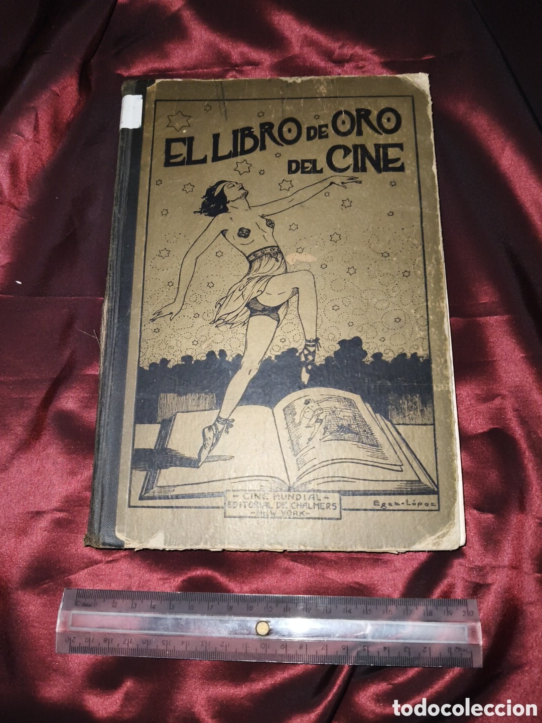 Libros de segunda mano: Libro El Libro De Oro del Cine Ed. de Chalmers Egea-Lopez - Foto 1