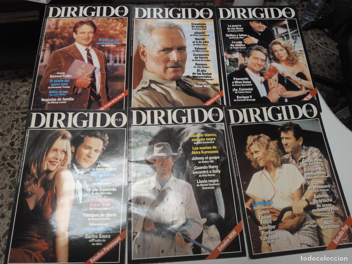 Libros de segunda mano: Lote de 11 revistas Dirigido. A&ntilde;o 1990 completo (n&ordm; 176-186) -